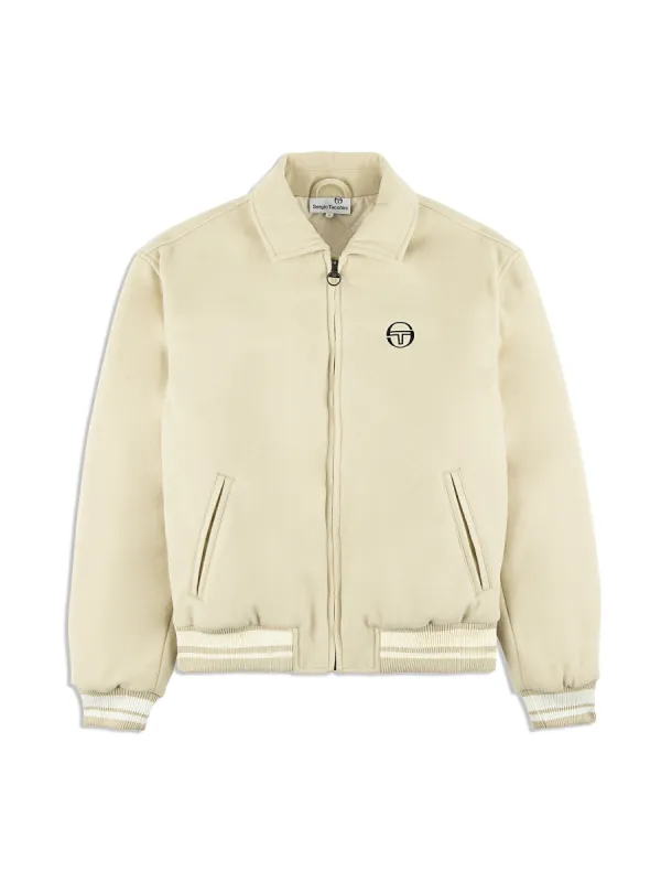 Borotra Varsity Jacket- Pelican made by Sergio Tacchini