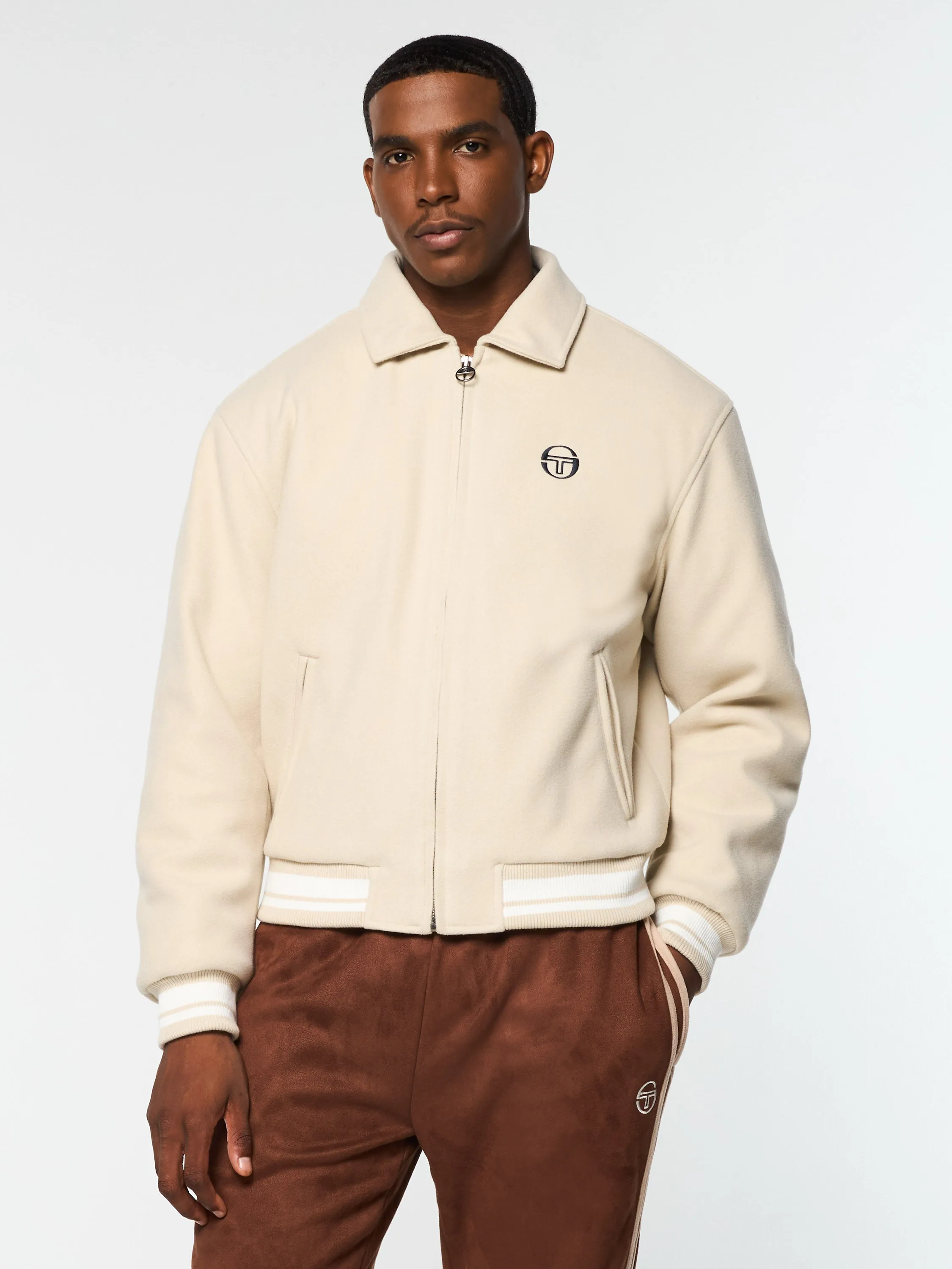 Borotra Varsity Jacket- Pelican sold by Sergio Tacchini product image thumbnail 5