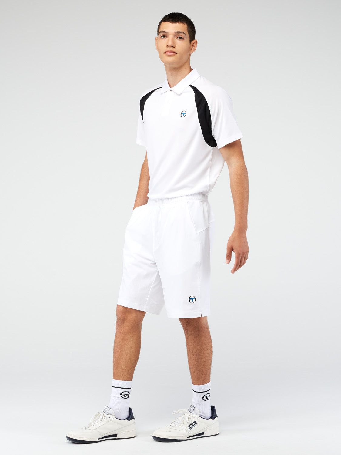 Court Short - BRILLIANT WHITE sold by Sergio Tacchini product image thumbnail 6