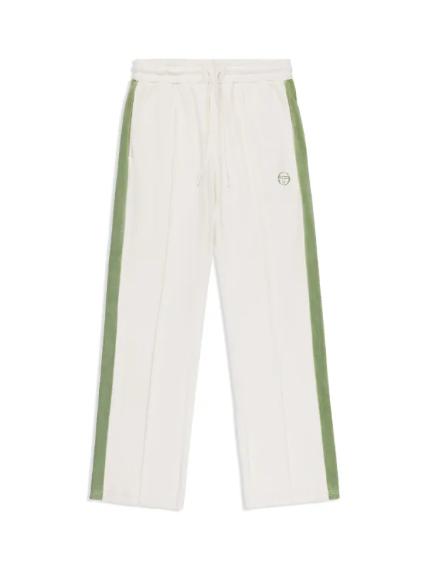 Miss Carlotta Velour Track Pant-Gardenia sold by Sergio Tacchini