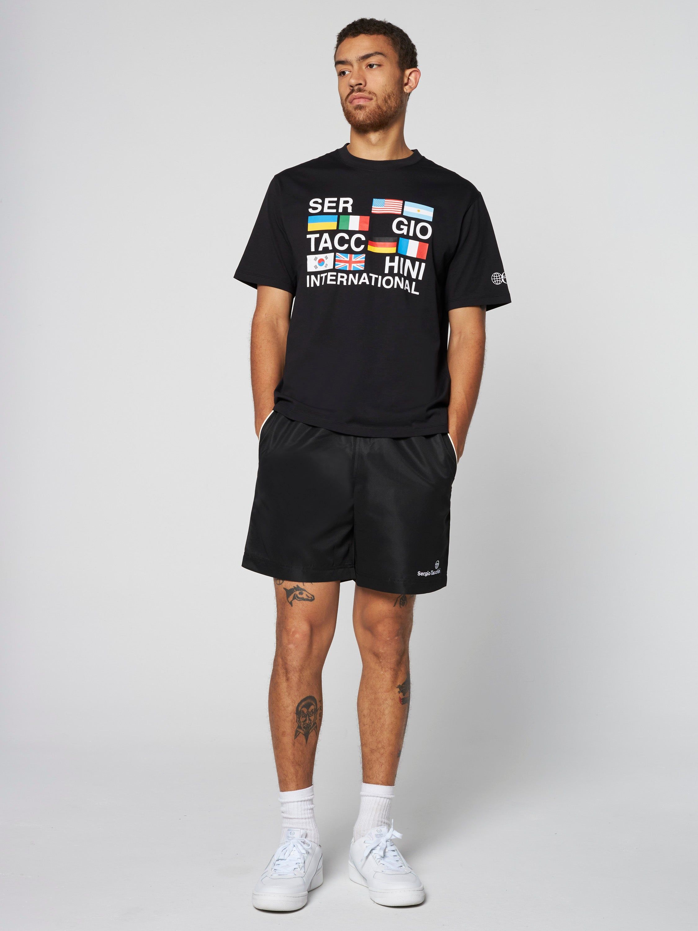 International T-Shirt-Black sold by Sergio Tacchini product image thumbnail 2