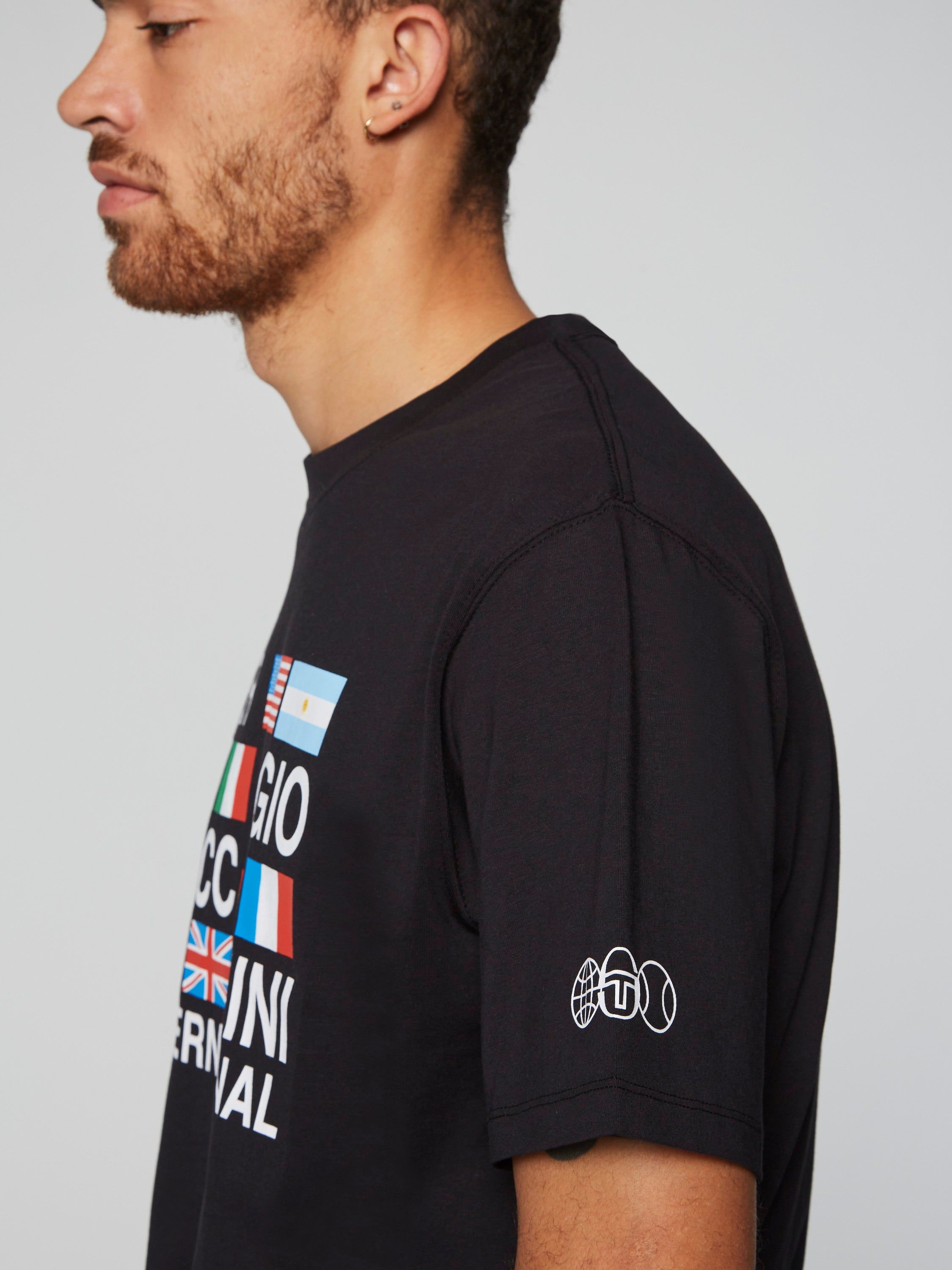 International T-Shirt-Black sold by Sergio Tacchini product image thumbnail 5