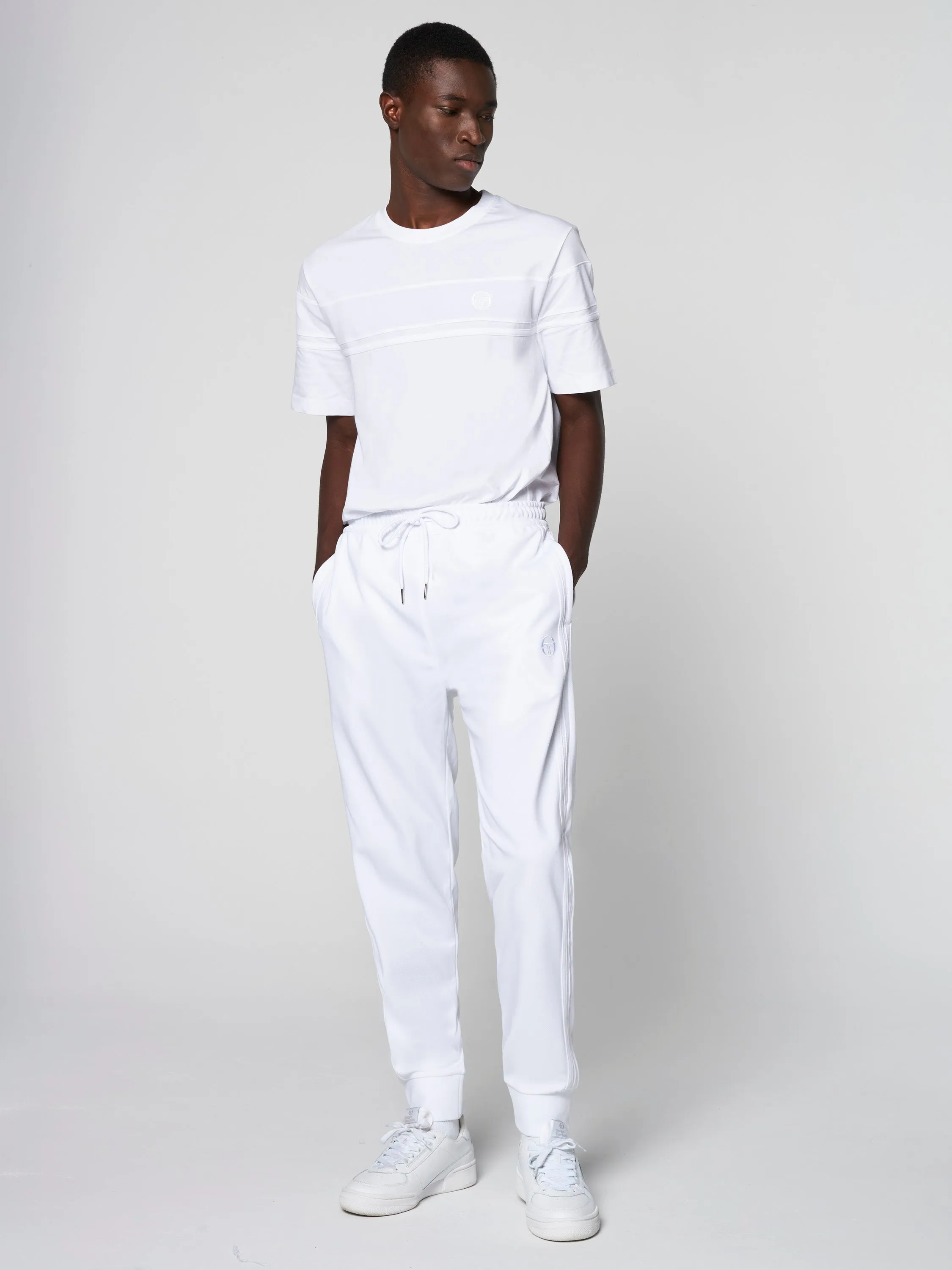 Damarindo Track Pant- White/ White sold by Sergio Tacchini product image thumbnail 2