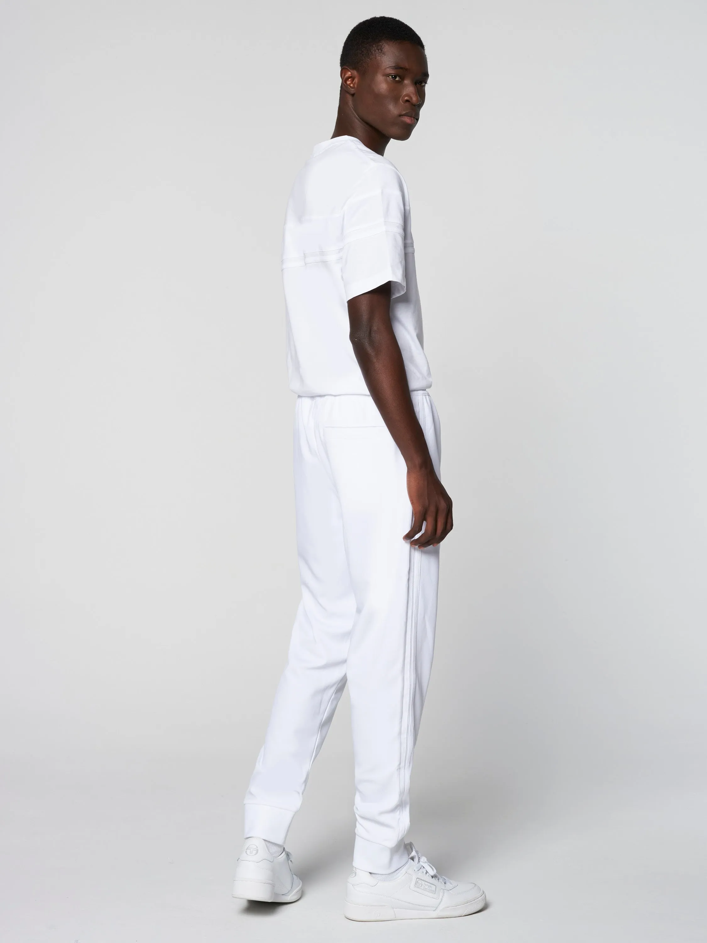 Damarindo Track Pant- White/ White sold by Sergio Tacchini product image thumbnail 3