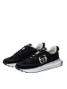 70's Racer Sneaker- Raven/ Antique White/ December Sky sold by Sergio Tacchini