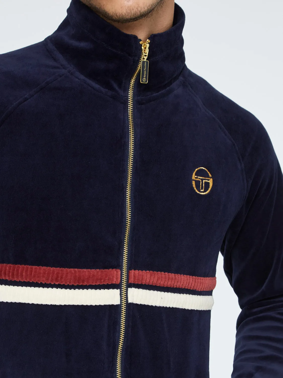 Dallas Velour Track Jacket Archivio-Maritime Blue sold by Sergio Tacchini product image thumbnail 5
