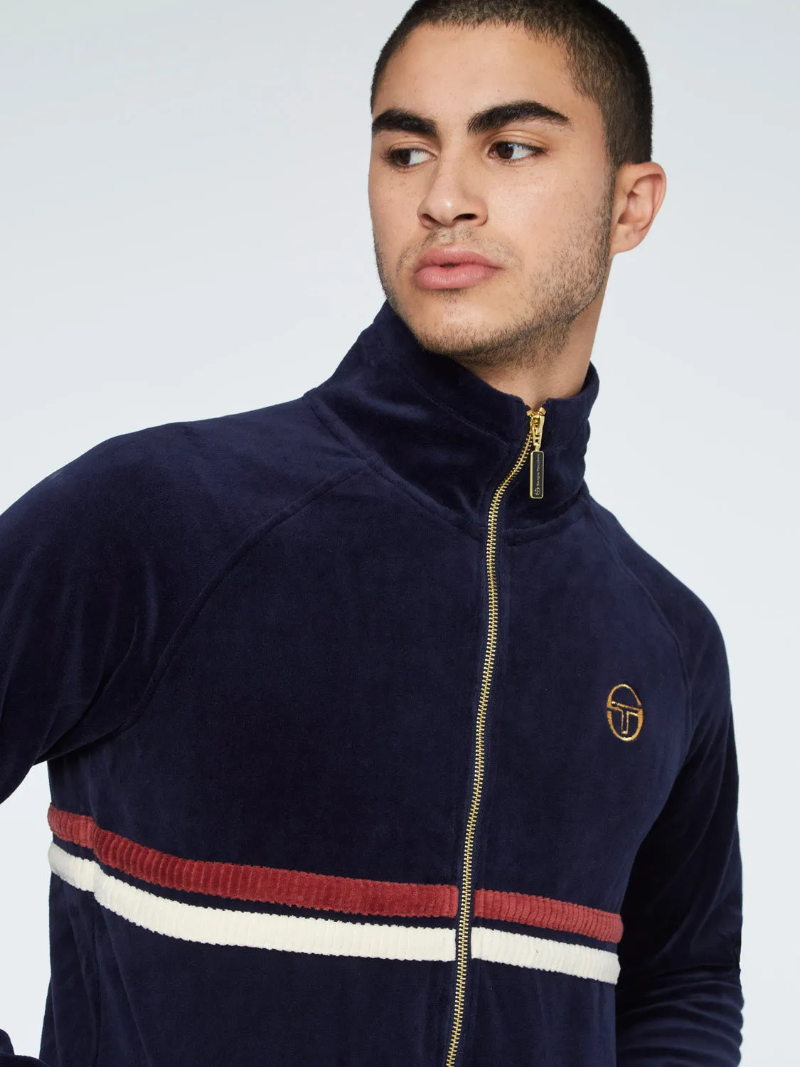 Dallas Velour Track Jacket Archivio-Maritime Blue sold by Sergio Tacchini product image thumbnail 4