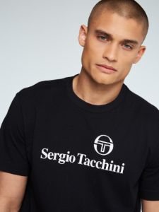 Heritage Logo T-Shirt-Black sold by Sergio Tacchini