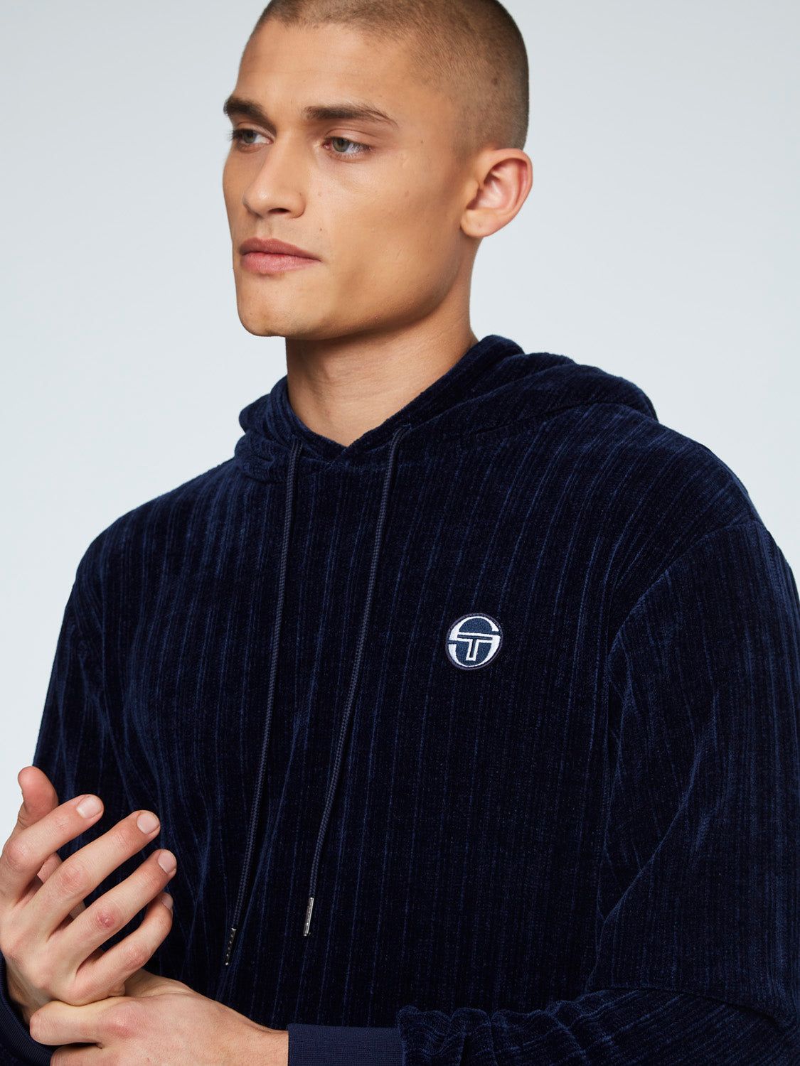 Chenille Hoodie-Maritime Blue sold by Sergio Tacchini product image thumbnail 4