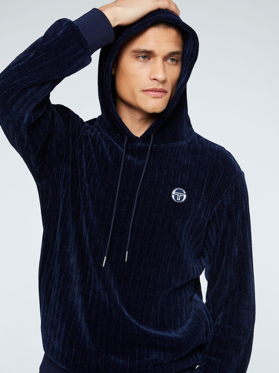 Chenille Hoodie-Maritime Blue sold by Sergio Tacchini product image thumbnail 2
