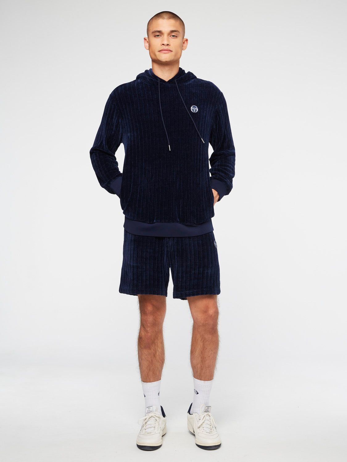 Chenille Hoodie-Maritime Blue sold by Sergio Tacchini product image thumbnail 6