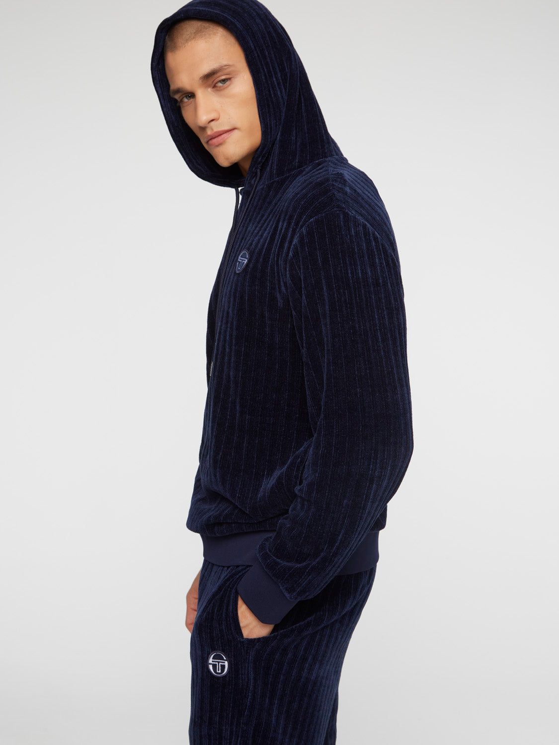Chenille Hoodie-Maritime Blue sold by Sergio Tacchini product image thumbnail 5