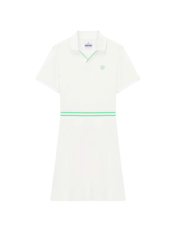 Essential Piqué Collar Dress- Off White sold by Sergio Tacchini