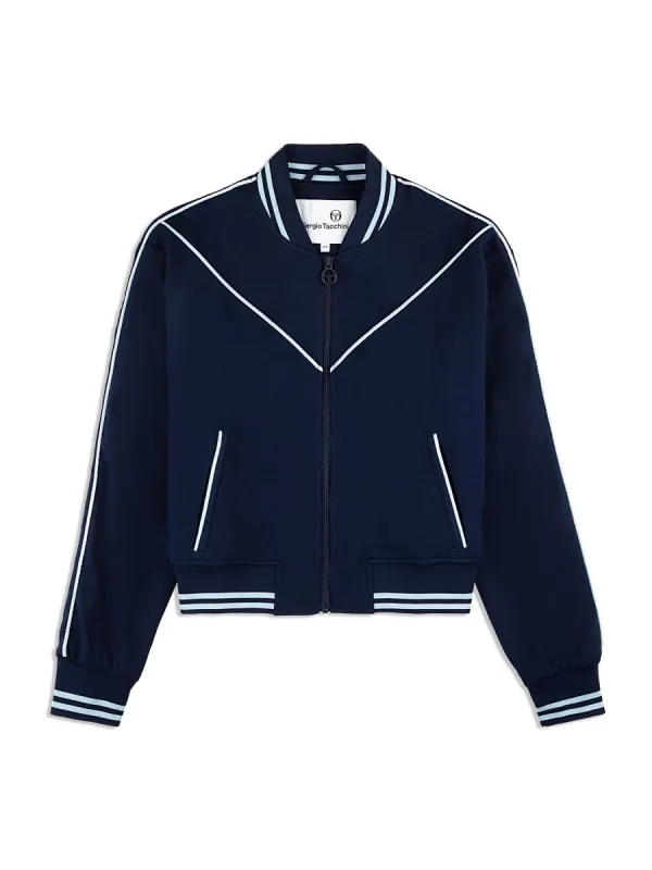 Pavia Twill Bomber Jacket- Maritime Blue sold by Sergio Tacchini
