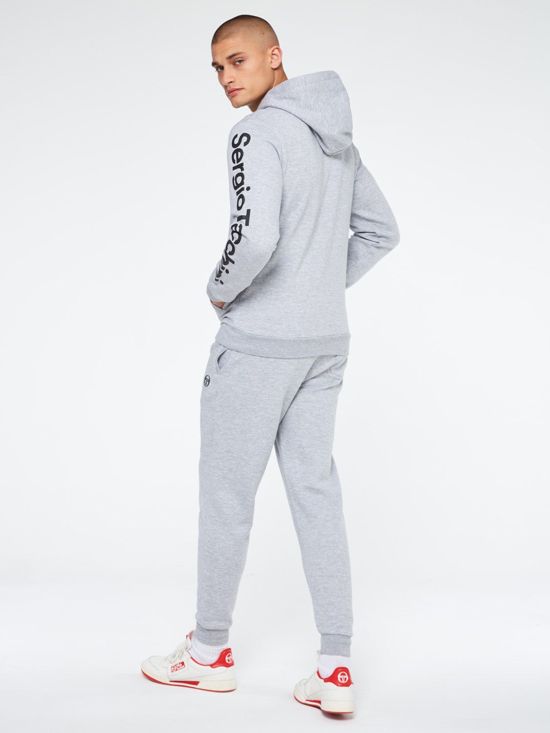 Namar Full-Zip Hoodie- Grey Melange/ Black sold by Sergio Tacchini product image thumbnail 3