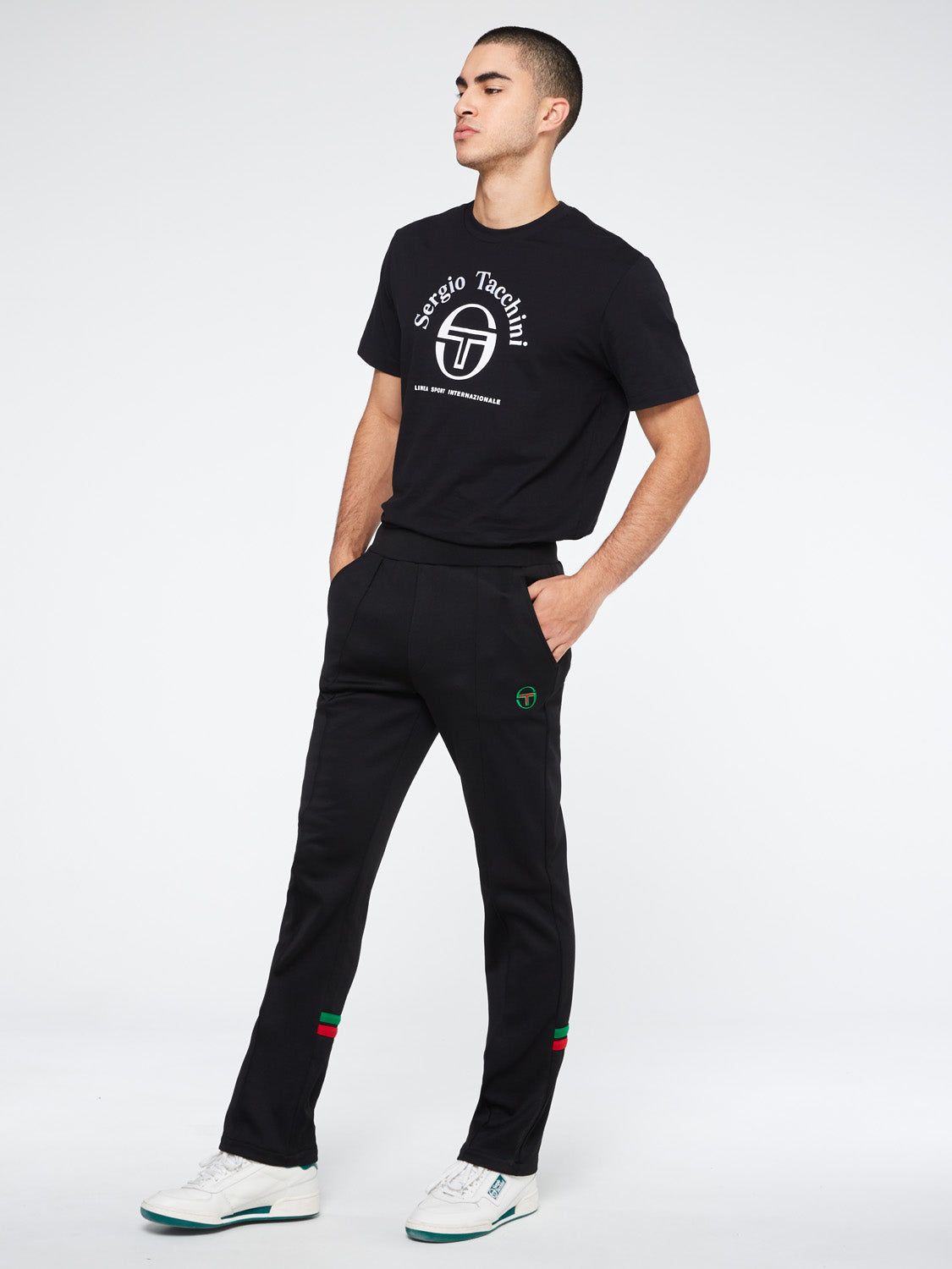 Tomme Track Pant Archivio- Black sold by Sergio Tacchini product image thumbnail 3