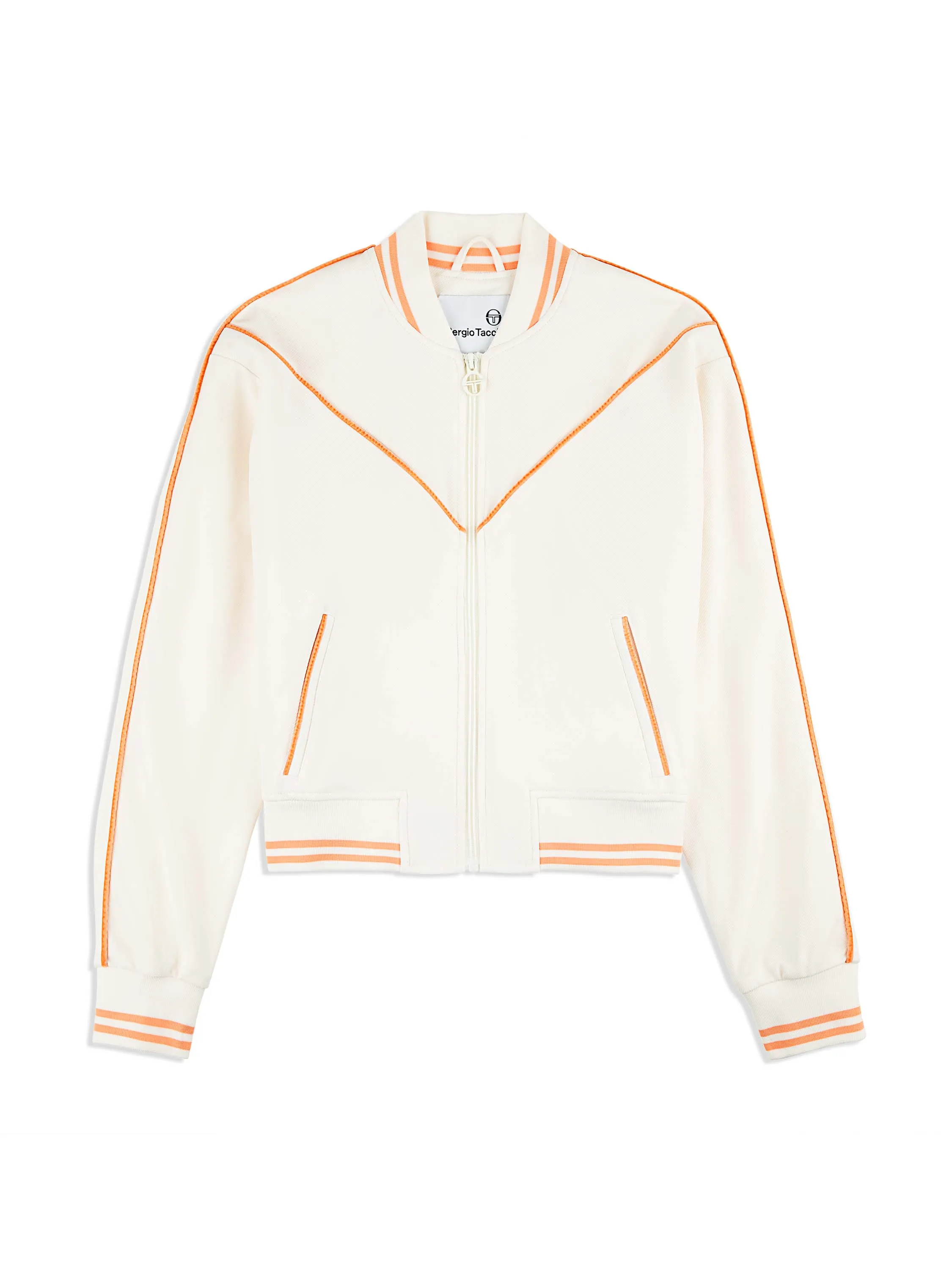 Pavia Twill Bomber Jacket- Gardenia sold by Sergio Tacchini