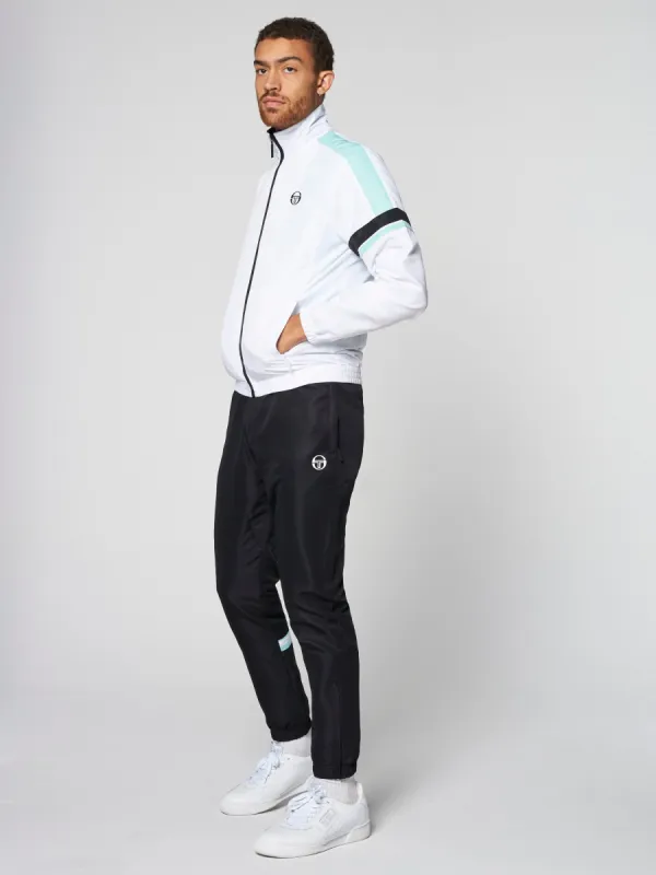 Cryo Tracksuit- Black/ White/ Ocean Wave sold by Sergio Tacchini