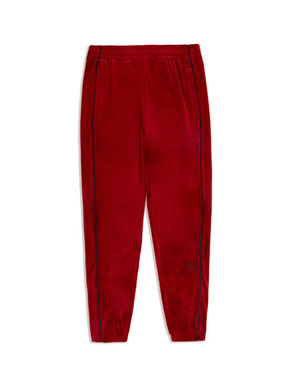 Lioni Velour Track Pant- Sun Dried Tomato sold by Sergio Tacchini