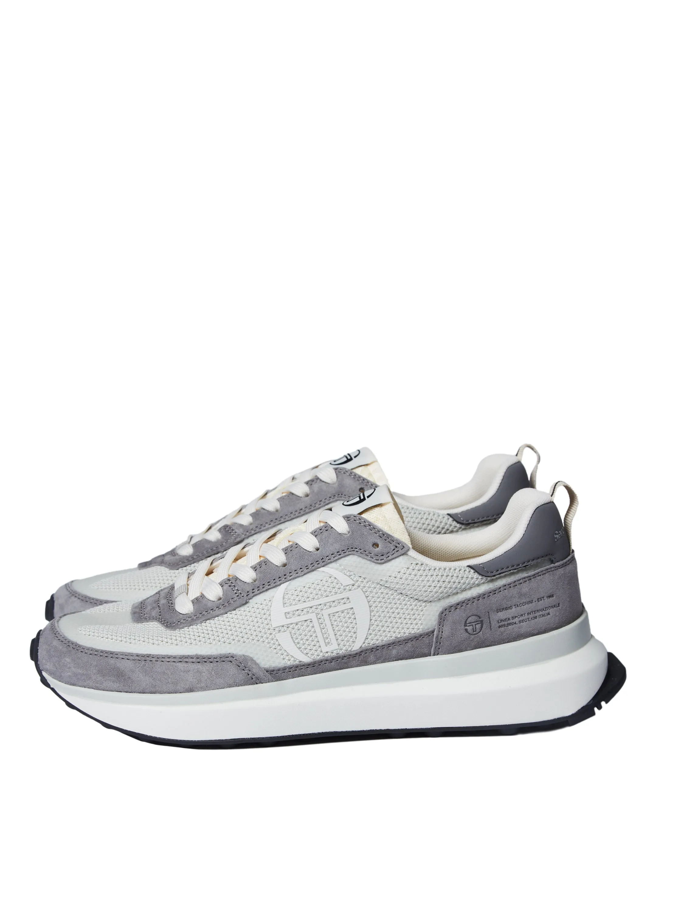 70's Racer Sneaker- December Sky/ Antique White/ Silver Birch sold by Sergio Tacchini