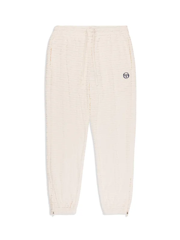 Livata Monogram Track Pant- Gardenia sold by Sergio Tacchini