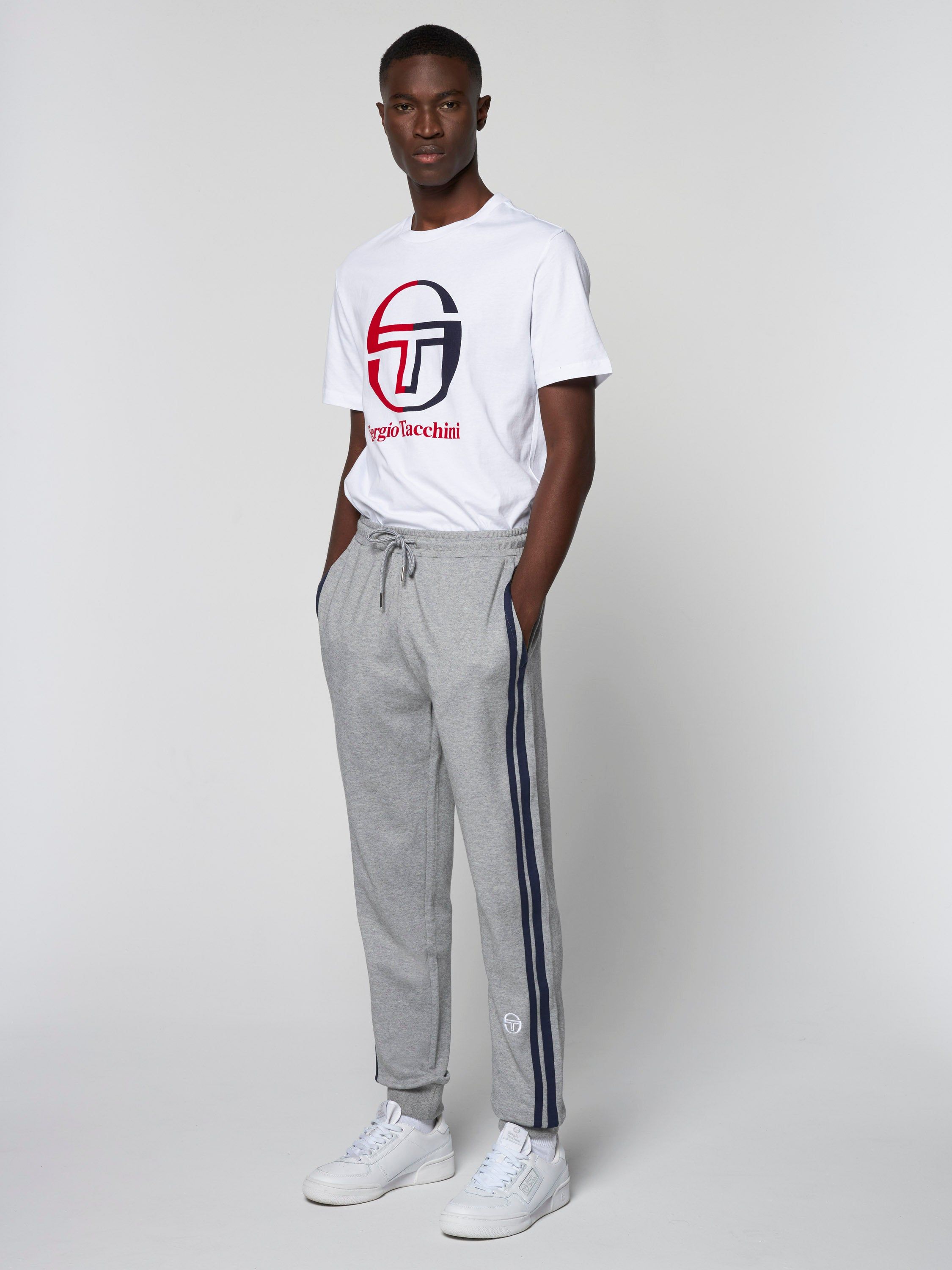 Damarindo Mixed Media Track Pant- Quiet Gray sold by Sergio Tacchini product image thumbnail 2