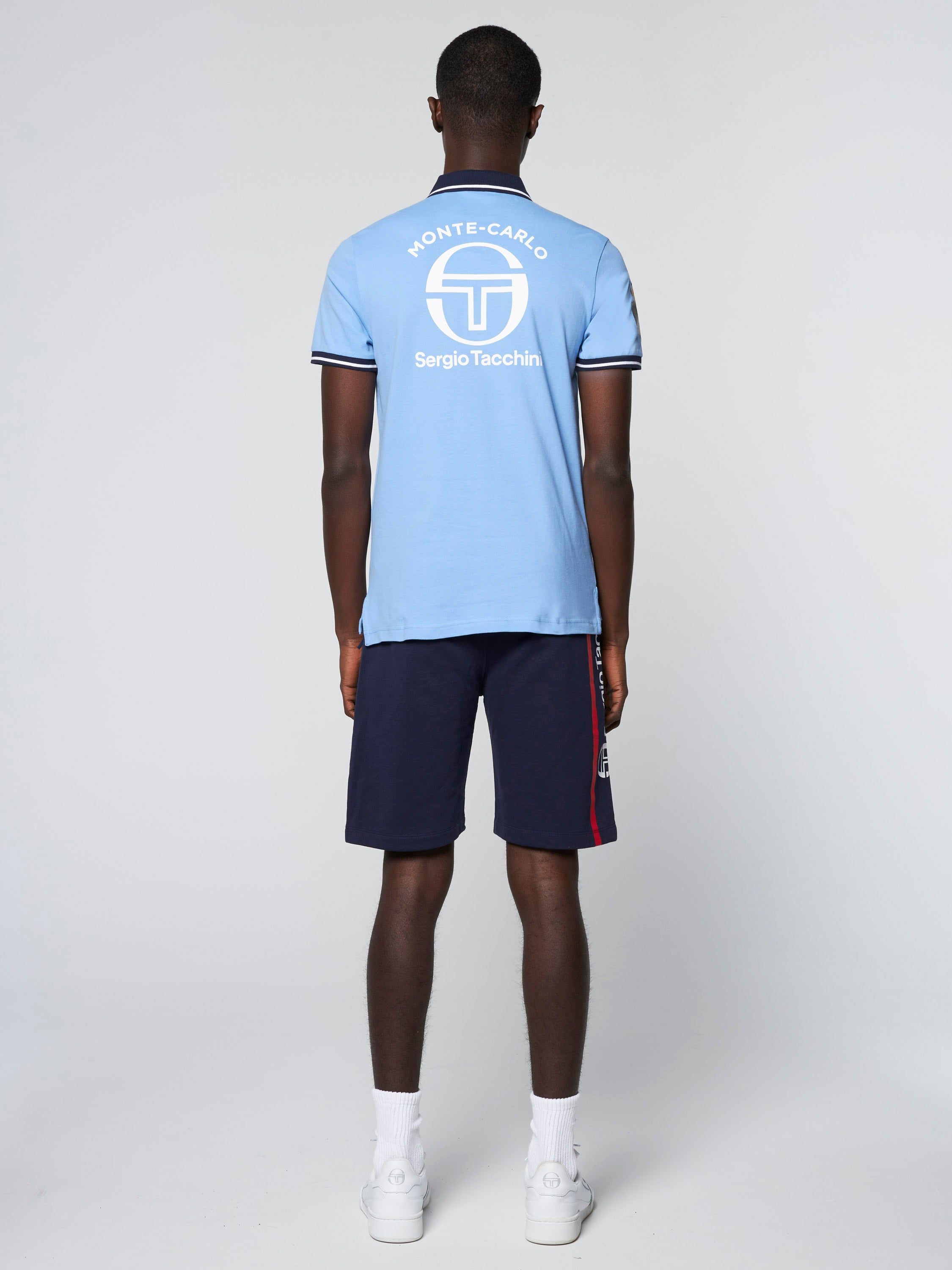 CONTINENTAL STAFF POLO-Cornflower Blue/ Navy sold by Sergio Tacchini product image thumbnail 3