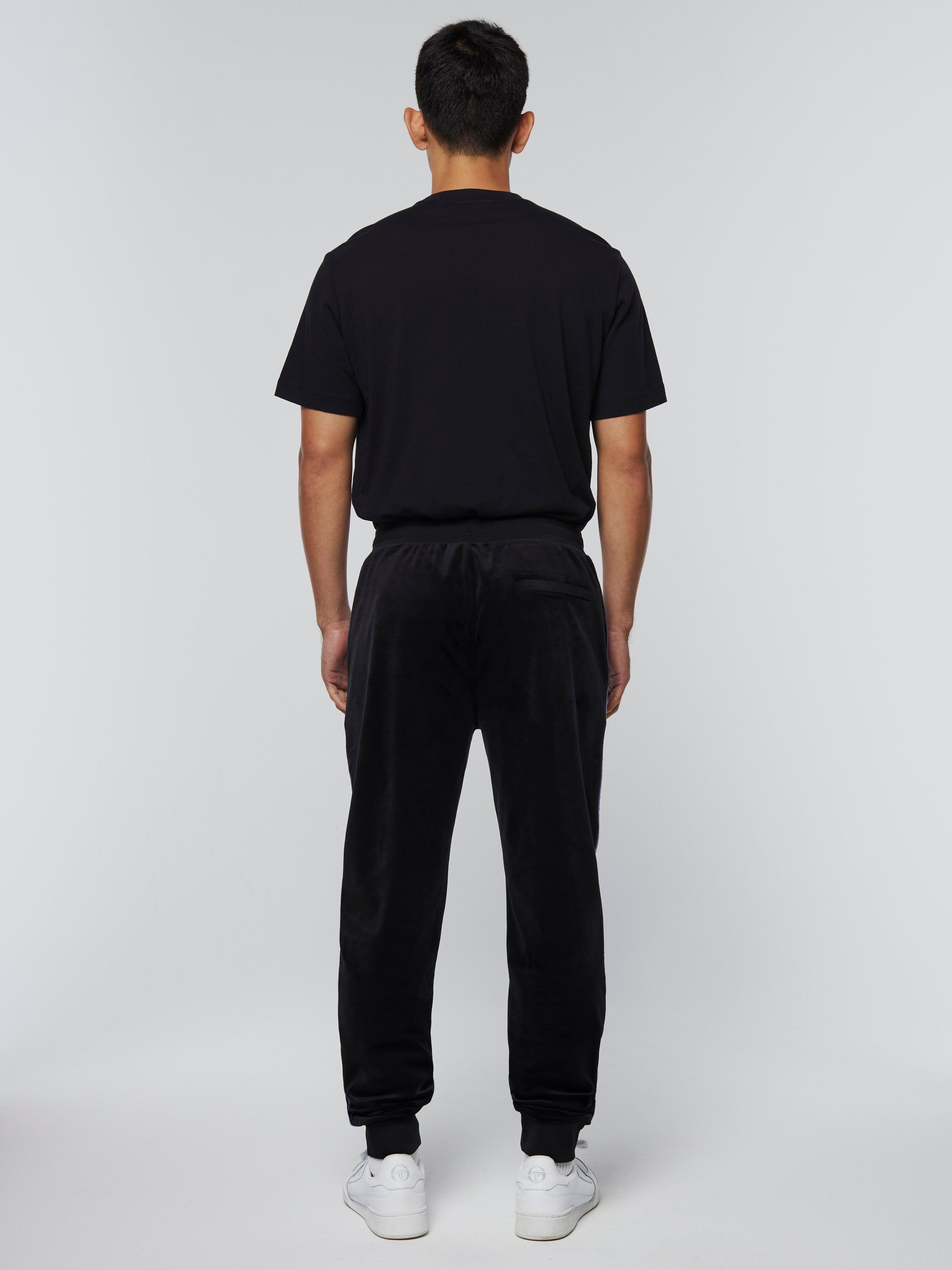 Damarindo Velour Track Pant-Black/ Liberty sold by Sergio Tacchini product image thumbnail 3