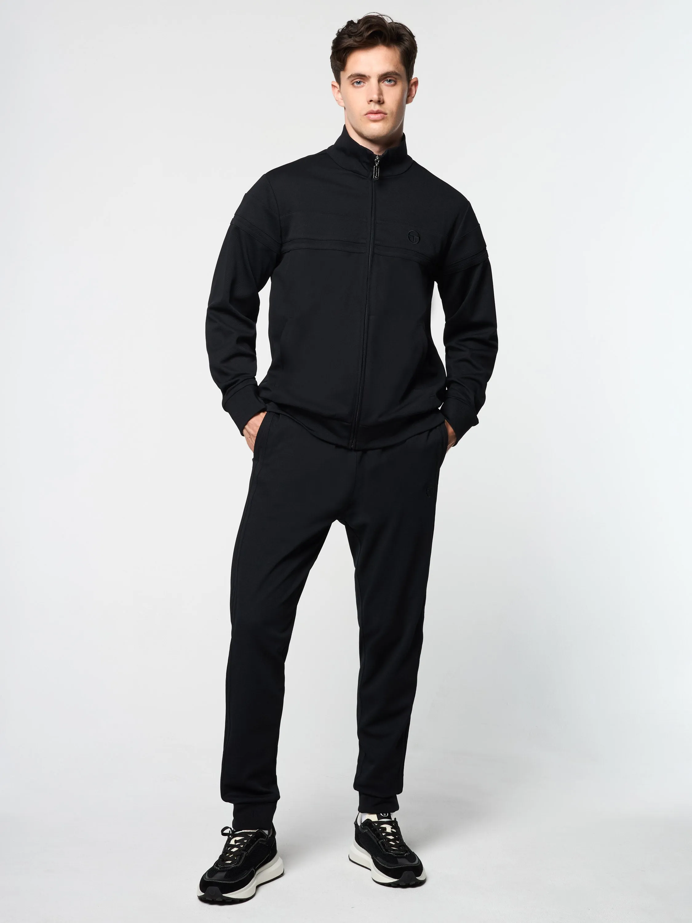 Damarindo Track Jacket Archivio- Black/ Black sold by Sergio Tacchini product image thumbnail 2