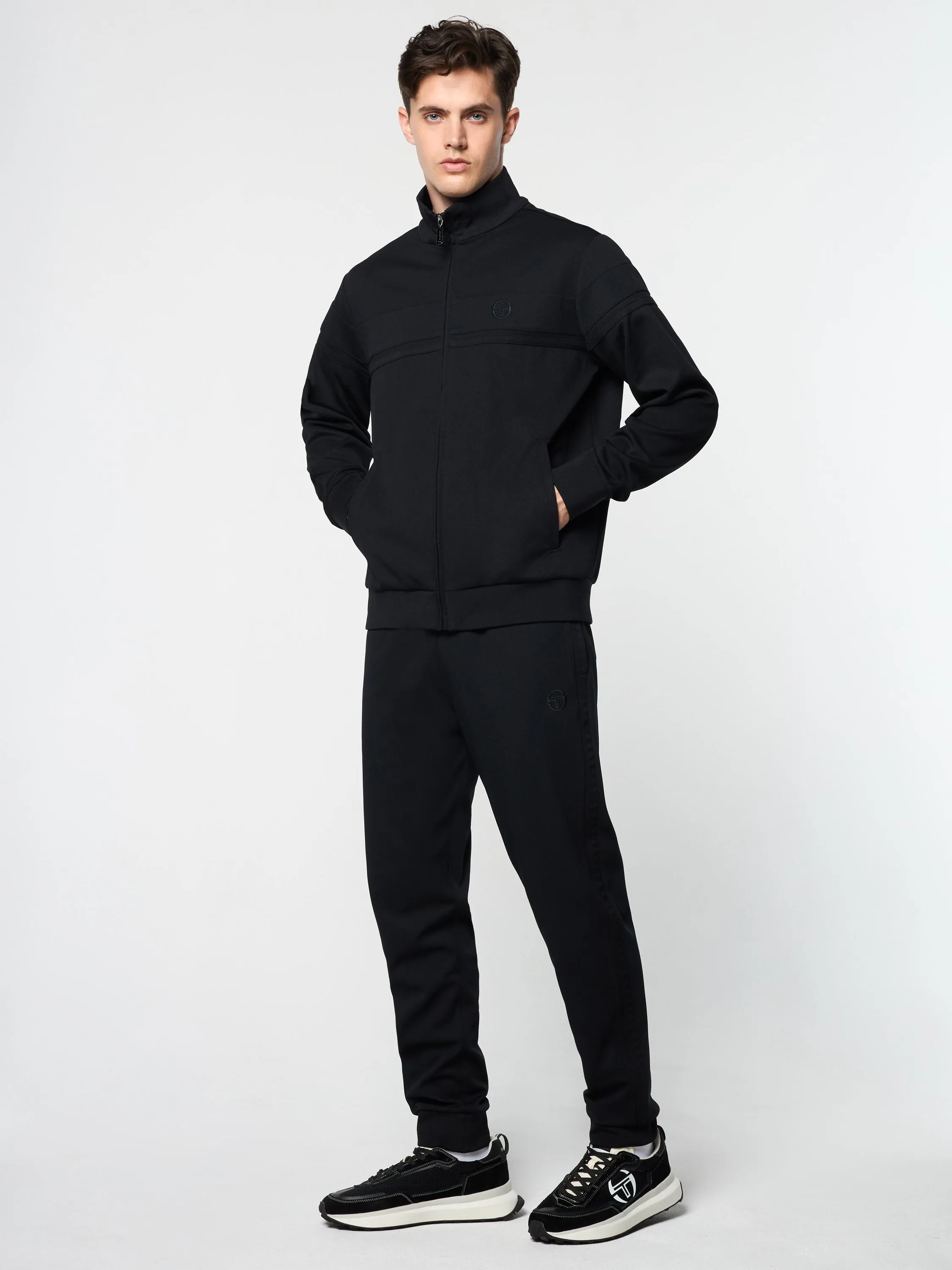 Damarindo Track Jacket Archivio- Black/ Black sold by Sergio Tacchini product image thumbnail 4