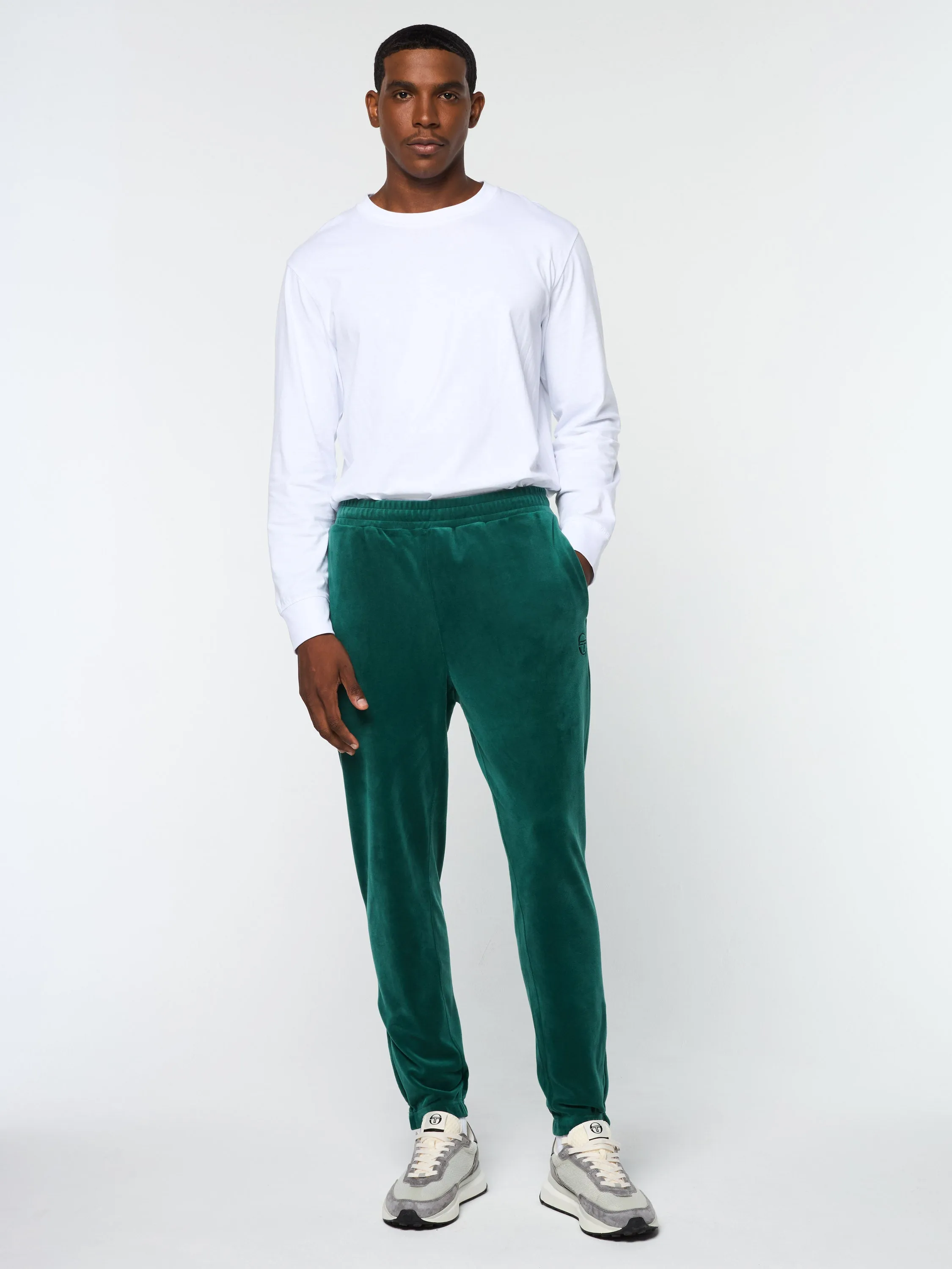 Ostuni Velour Track Pant- Rainforest sold by Sergio Tacchini product image thumbnail 2