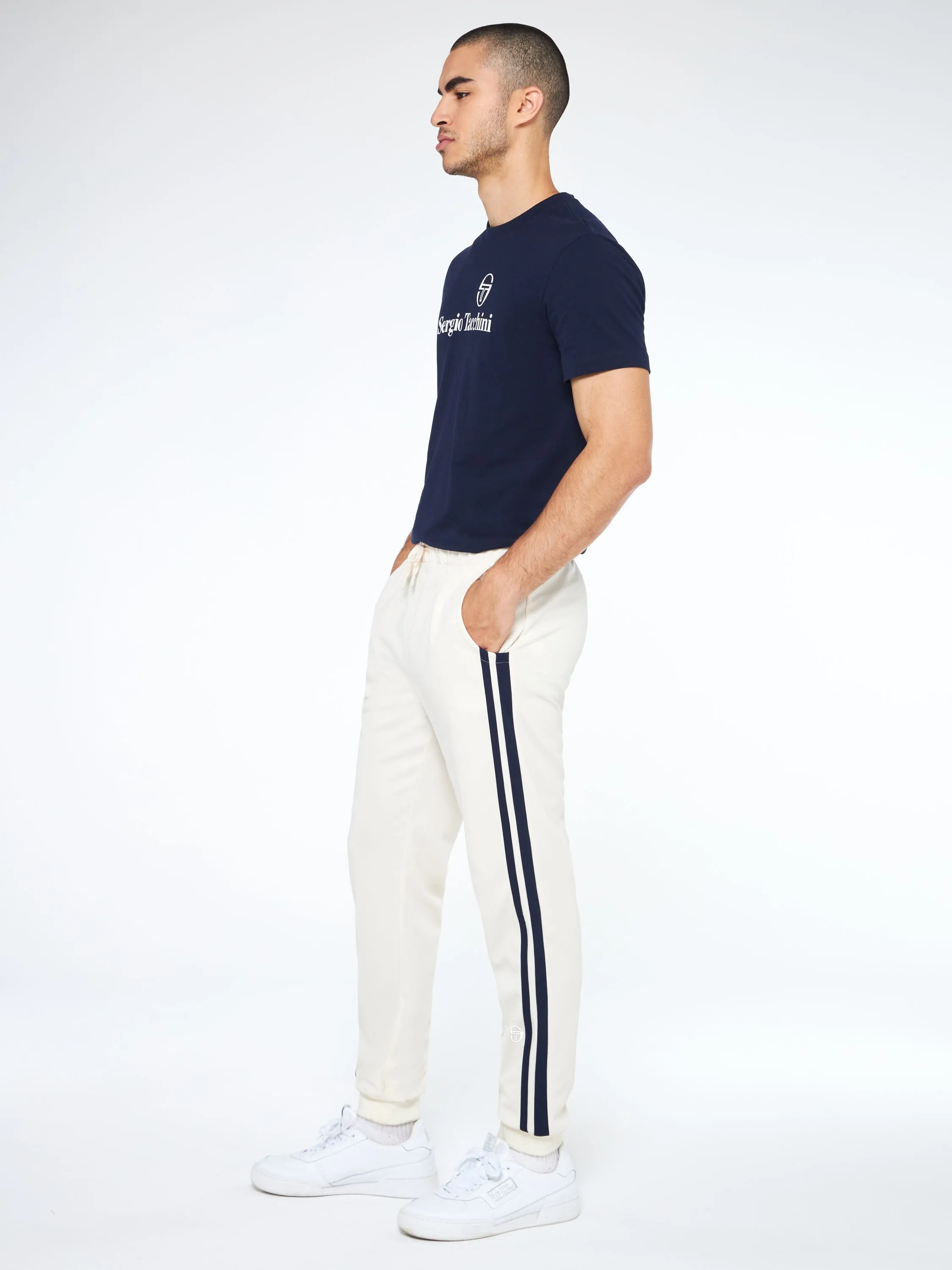 Damarindo Track Pant-Butter Cream/ Maritime Blue sold by Sergio Tacchini product image thumbnail 2