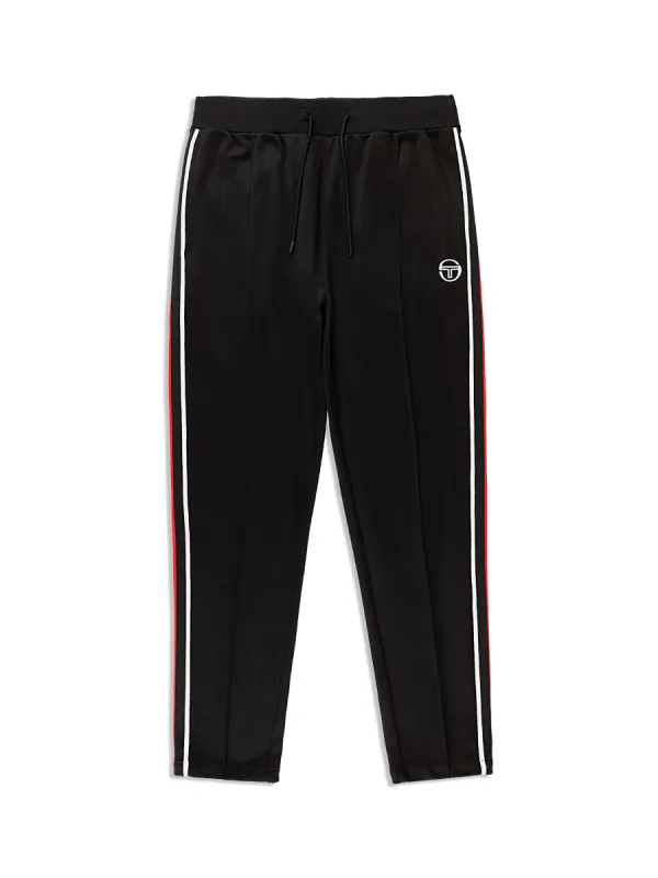 Renshaw Tape Track Pant- Black sold by Sergio Tacchini