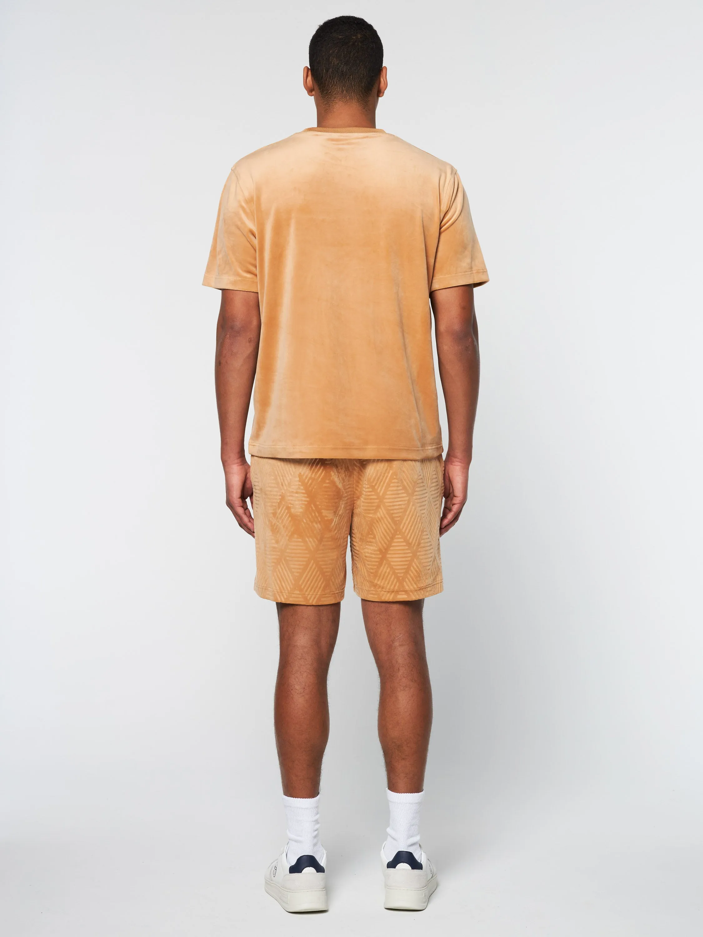 Debossed Damarindo Velour T-Shirt- Meerkat sold by Sergio Tacchini product image thumbnail 4