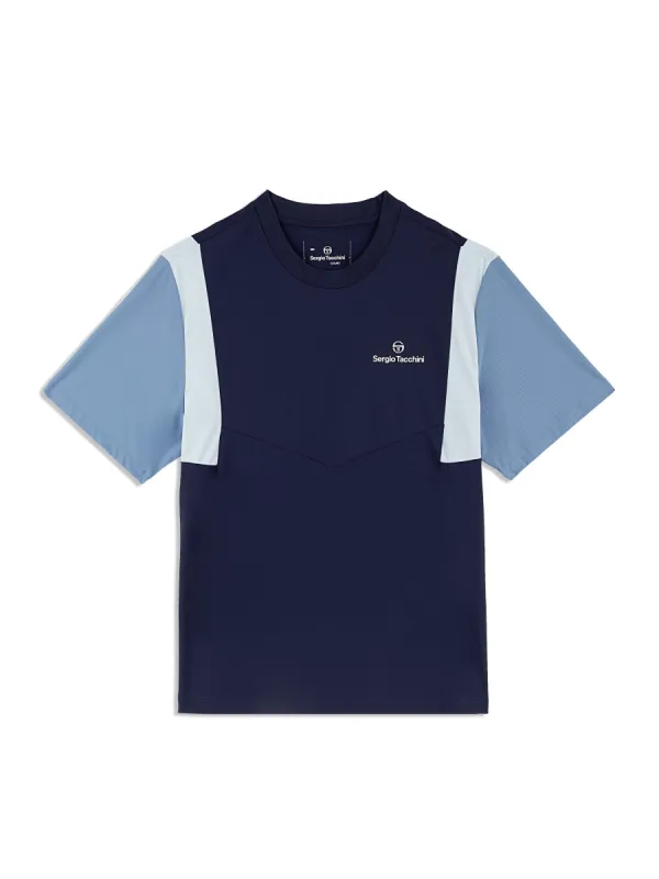 Angolo T-Shirt- Maritime Blue sold by Sergio Tacchini