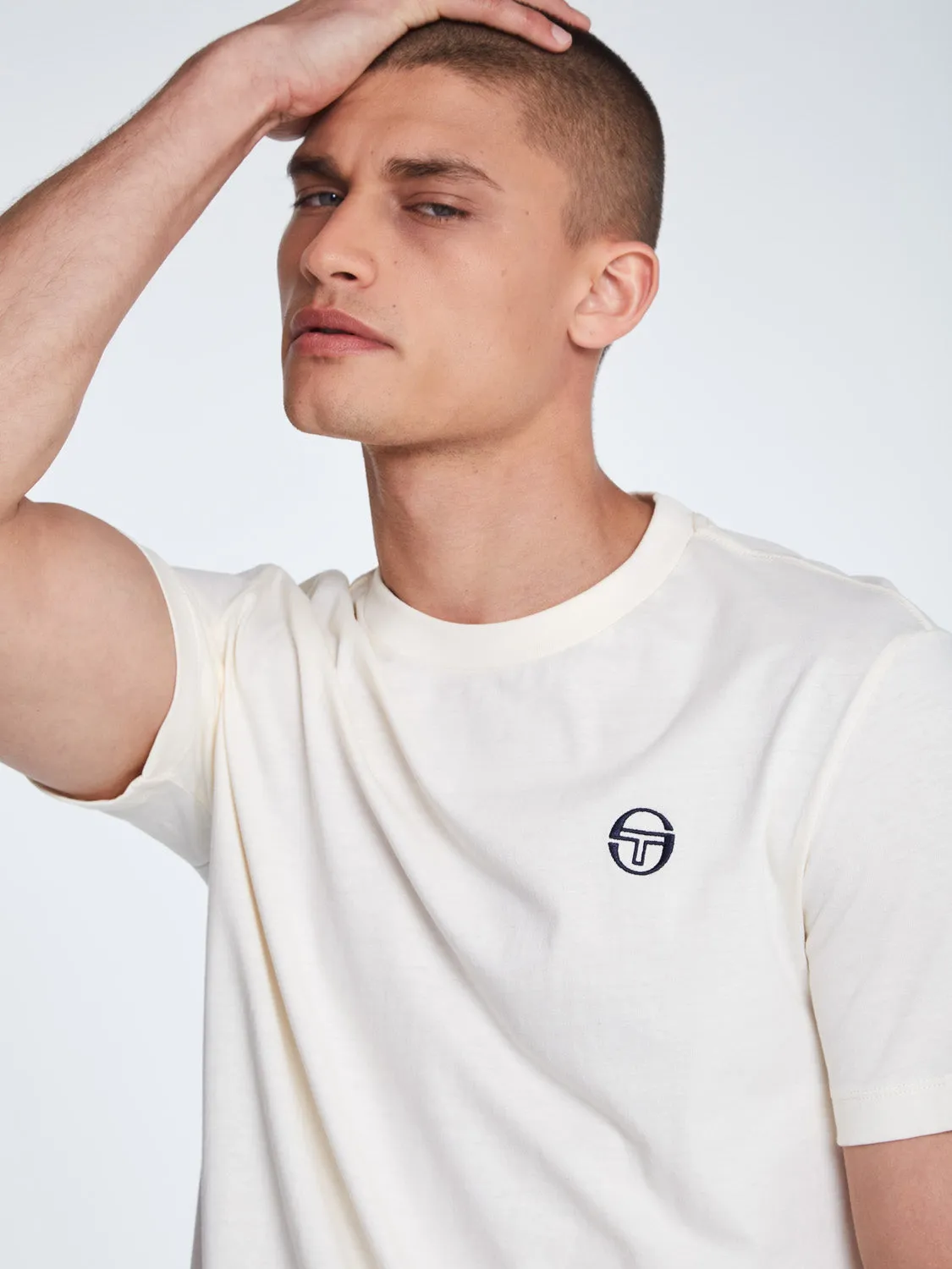 Reverse Graphic T-Shirt-Buttercream sold by Sergio Tacchini product image thumbnail 5