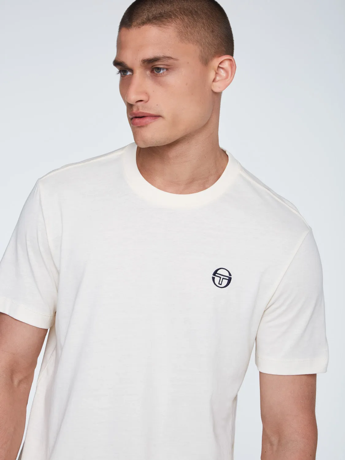 Reverse Graphic T-Shirt-Buttercream sold by Sergio Tacchini product image thumbnail 4