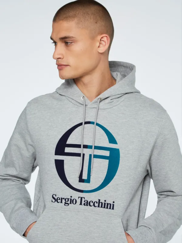 New Iberis Hoodie- Heather Grey sold by Sergio Tacchini