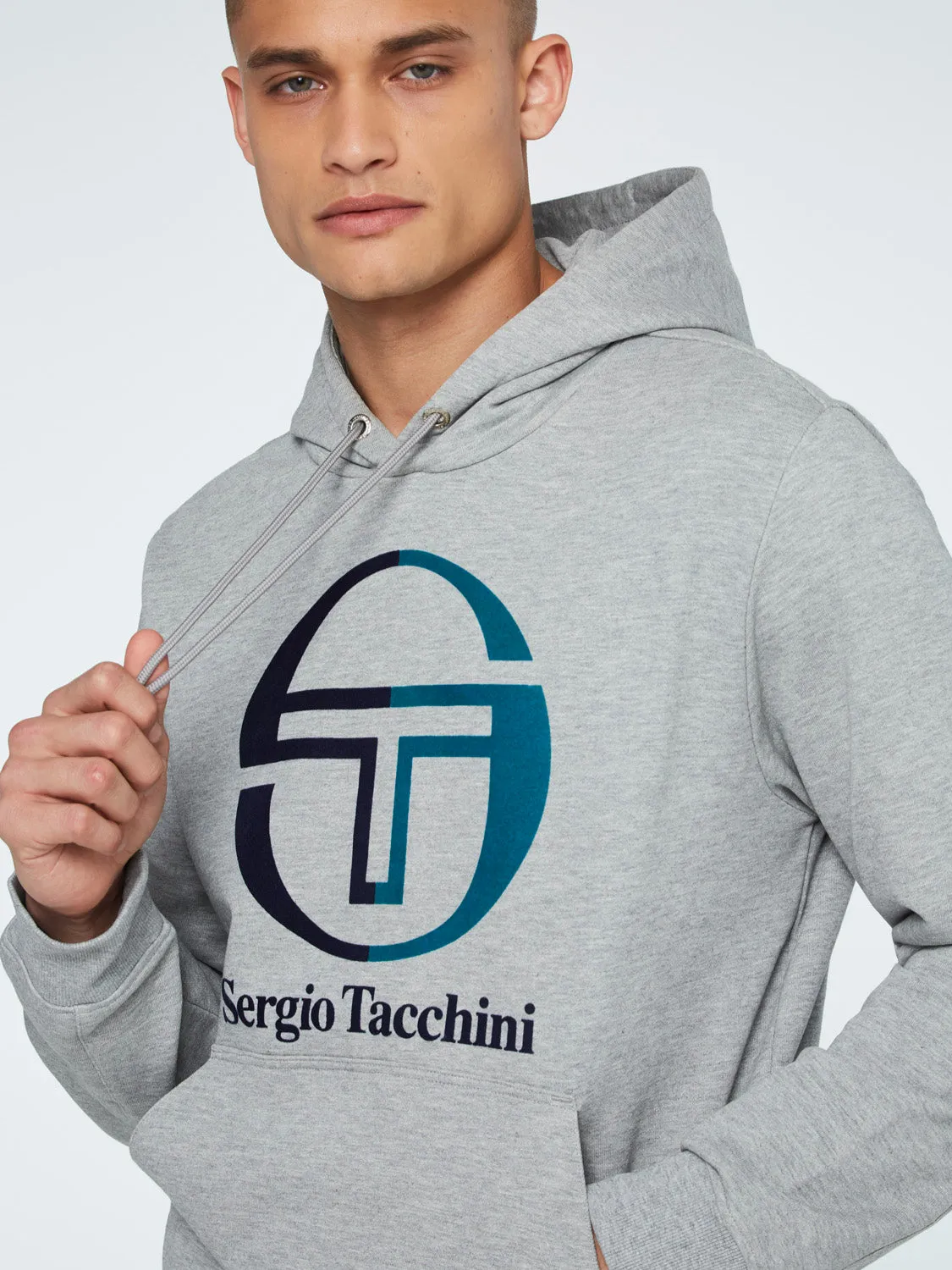 New Iberis Hoodie- Heather Grey sold by Sergio Tacchini product image thumbnail 2