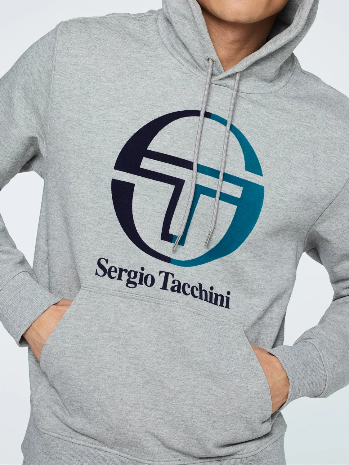 New Iberis Hoodie- Heather Grey sold by Sergio Tacchini product image thumbnail 5