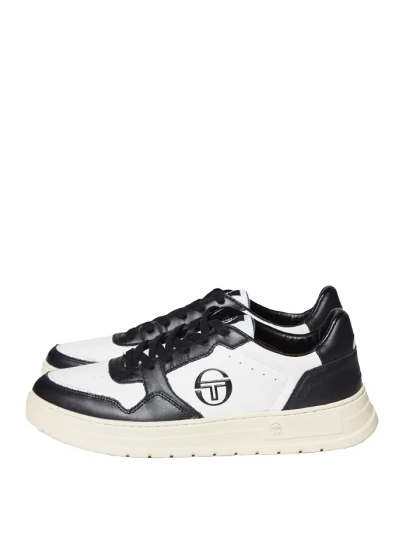 Court Classic MP Sneaker- Antique White/ Seedpearl/ Raven sold by Sergio Tacchini