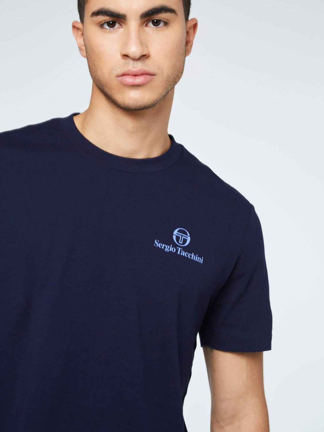 Serif Logo T-Shirt-Maritime Blue sold by Sergio Tacchini product image thumbnail 4
