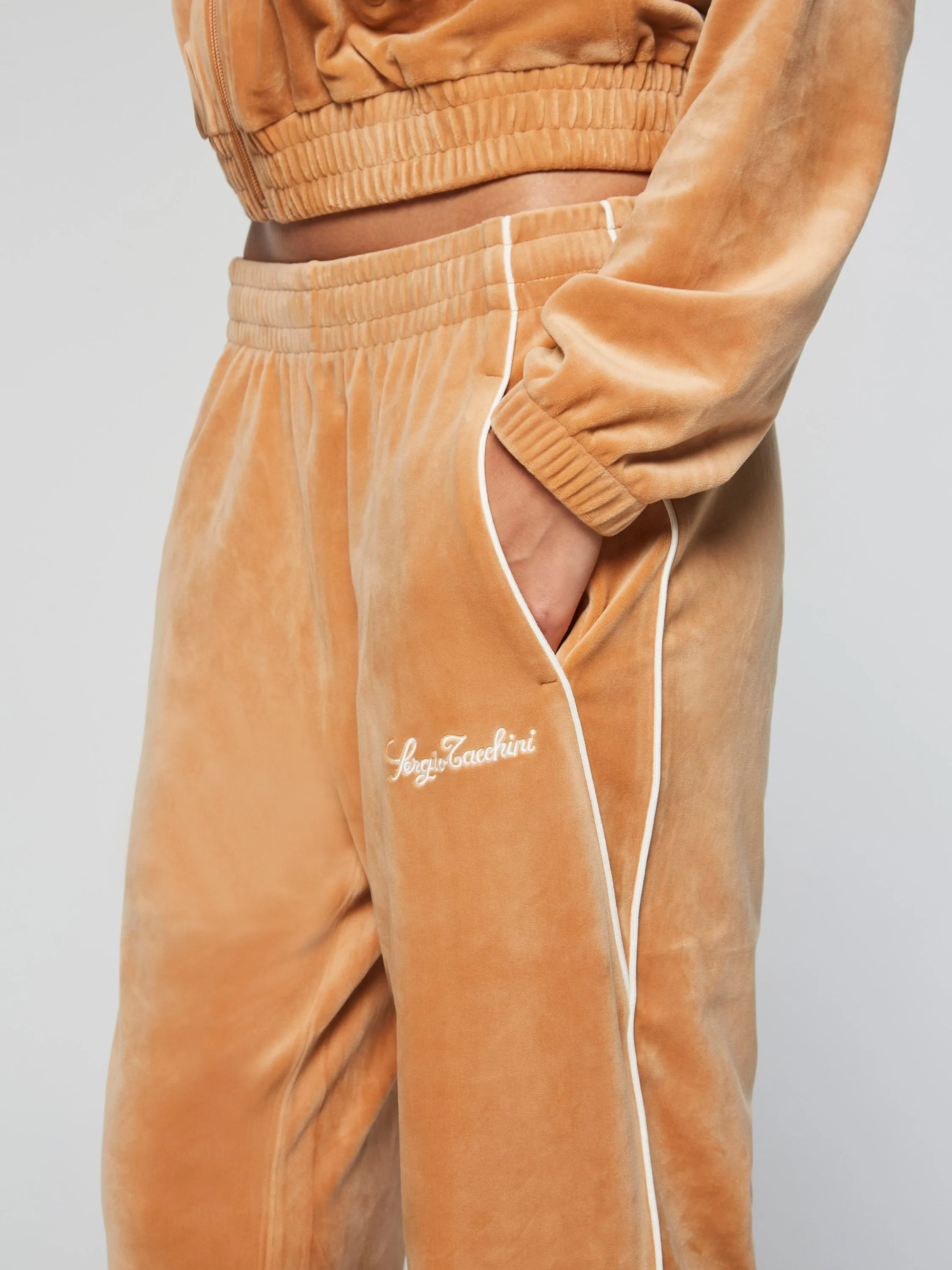 Mare Velour Pant- Meerkat sold by Sergio Tacchini product image thumbnail 5