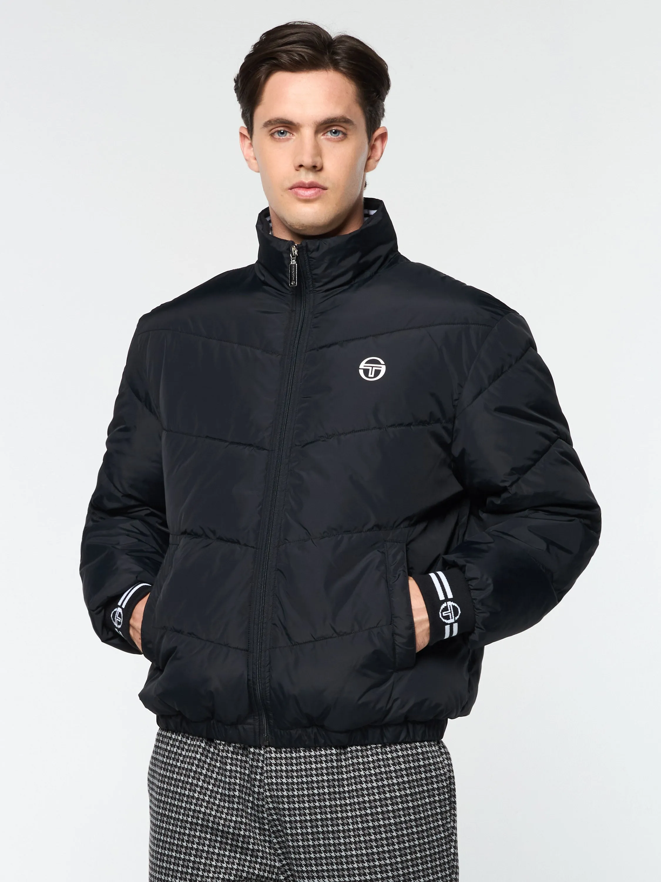 Alezio Puffer Jacket- Black Beauty sold by Sergio Tacchini product image thumbnail 3