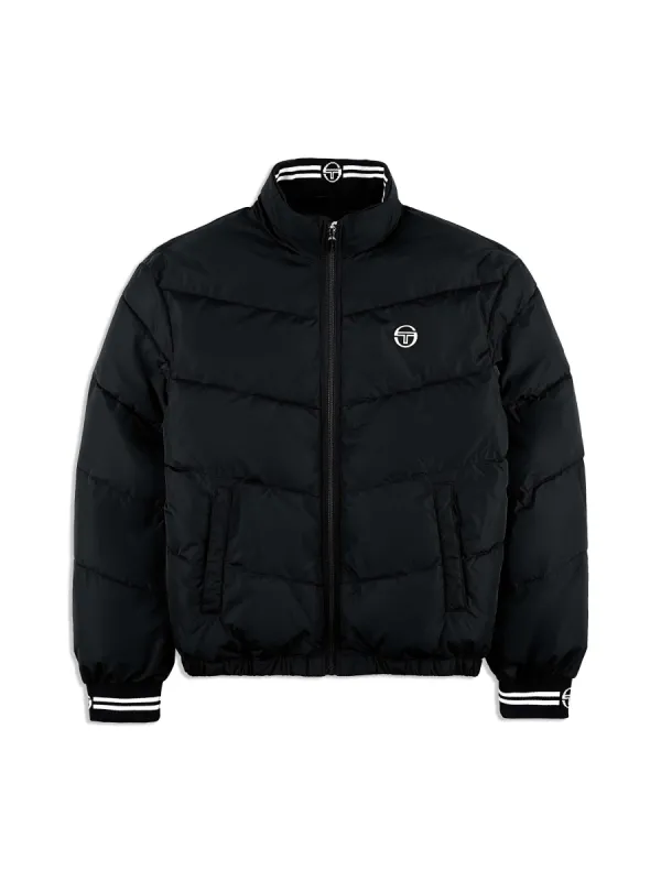 Alezio Puffer Jacket- Black Beauty sold by Sergio Tacchini