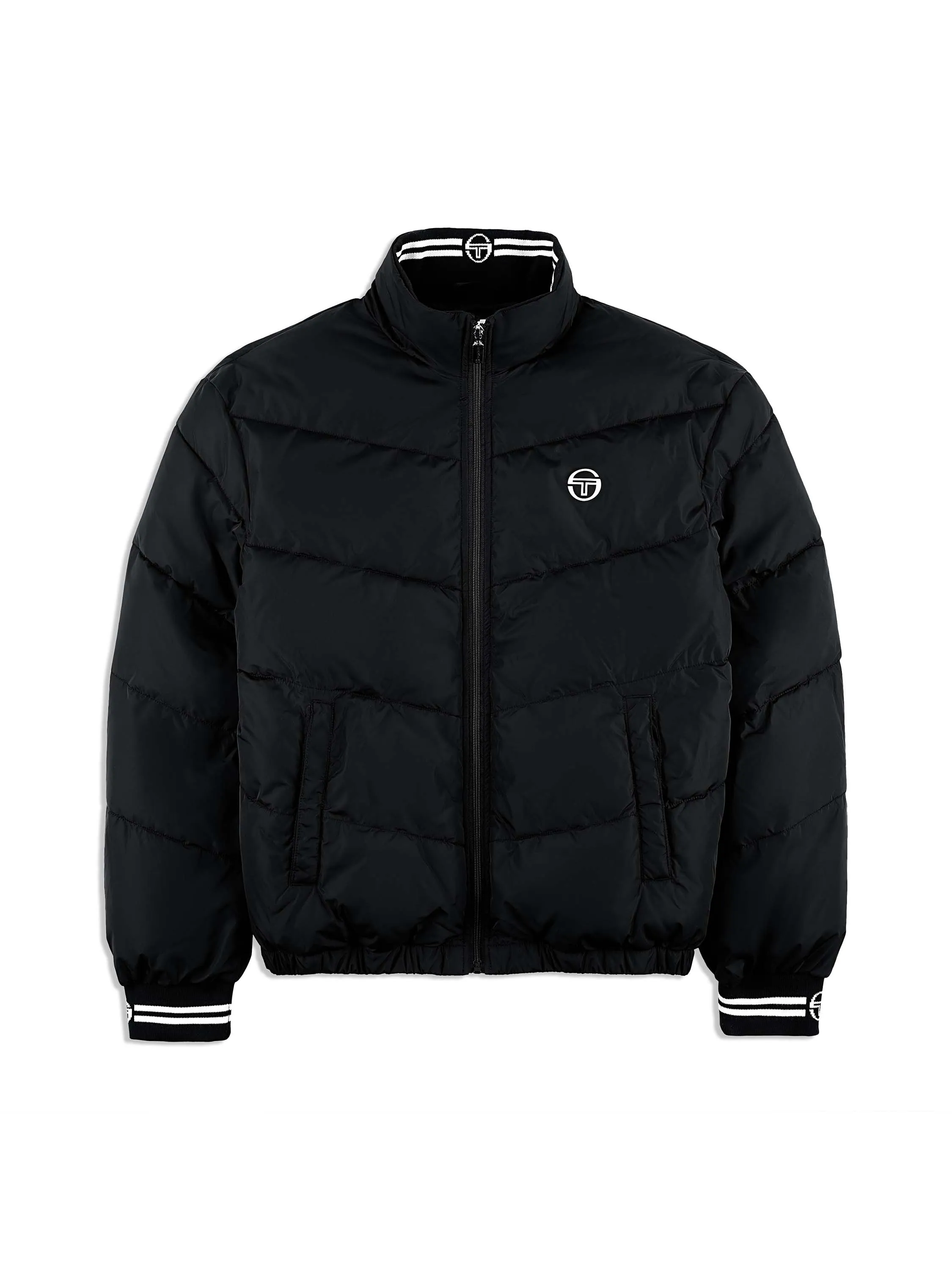 Alezio Puffer Jacket- Black Beauty sold by Sergio Tacchini