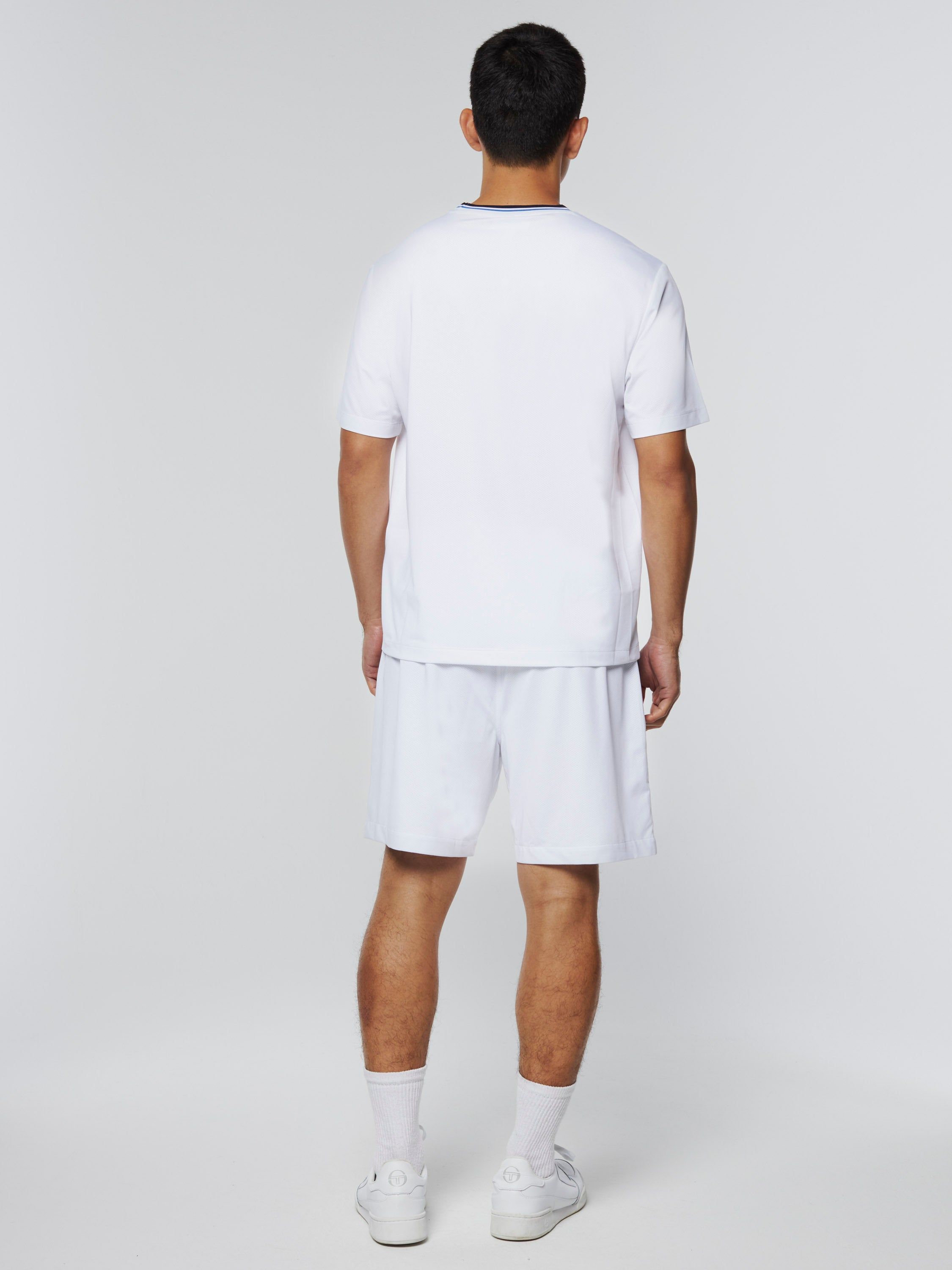 Air T-Shirt- White/ Maritime Blue sold by Sergio Tacchini product image thumbnail 3