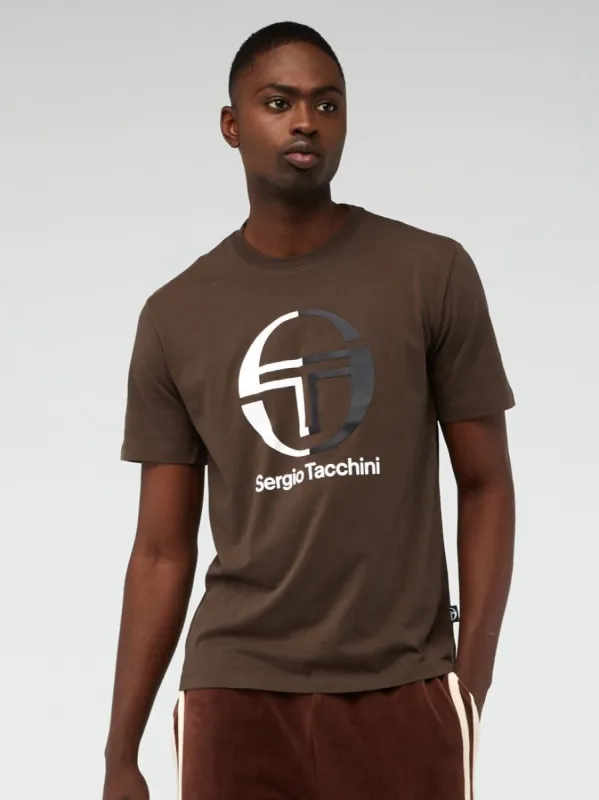 Iberis T-Shirt - BLACK OLIVE/ANTHRACITE sold by Sergio Tacchini