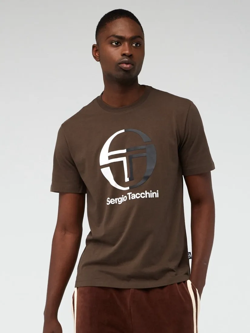 Iberis T-Shirt - BLACK OLIVE/ANTHRACITE sold by Sergio Tacchini