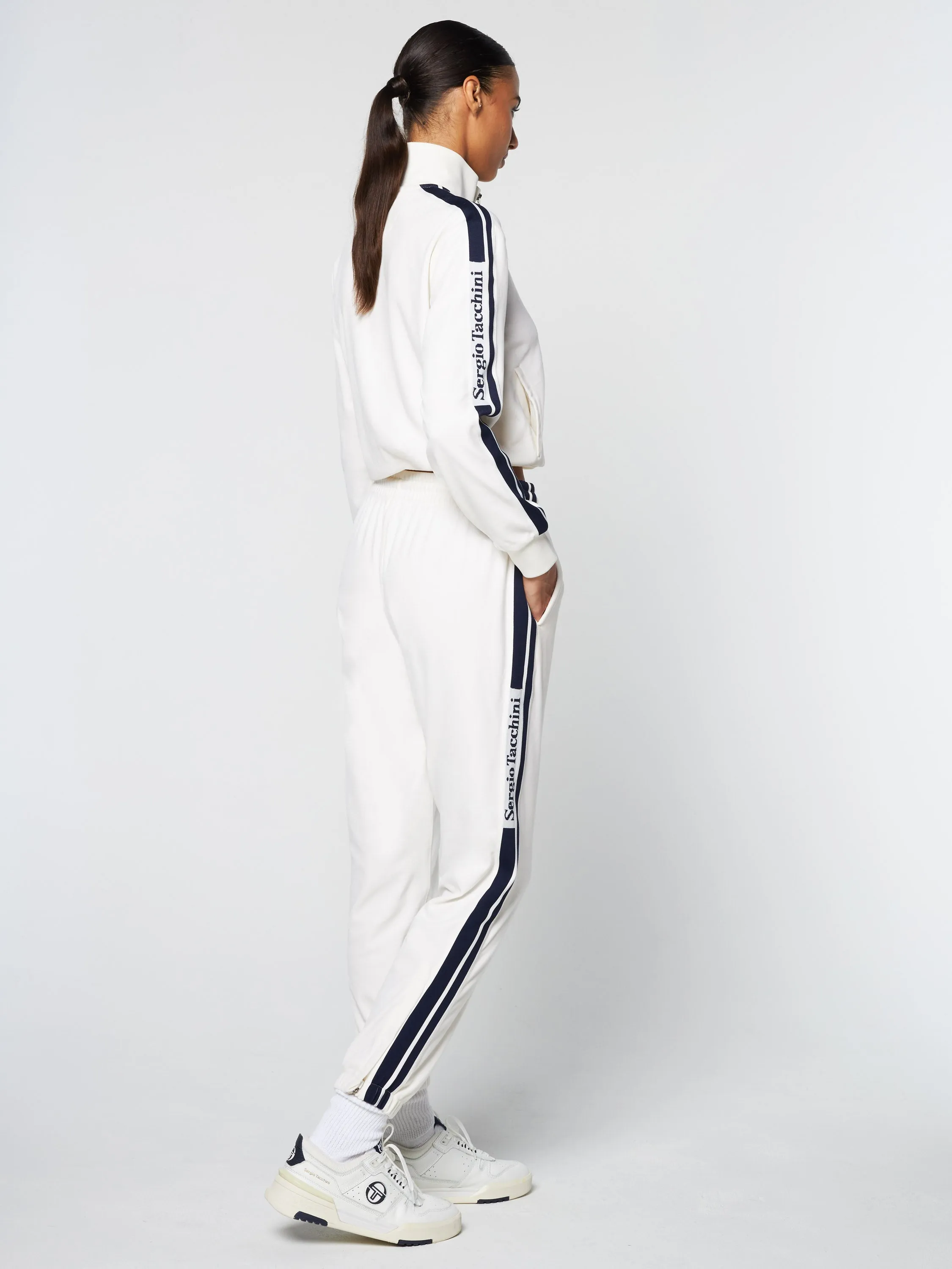 Atri Velour Track Pant- Gardenia sold by Sergio Tacchini product image thumbnail 4